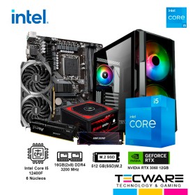 PC I5 12400F 16GB 512GB SSD T VIDEO RTX 3060 12GB