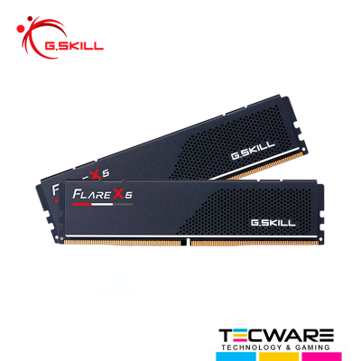MEM. RAM G.SKILL FLARE X5 BLACK AMD EXPO, 32GB (16x2) DDR5, 6000MHZ, CL36