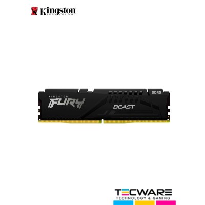 MEMORIA RAM KINGSTON FURY BEAST DDR5 16GB 5600MT/S KF556C40BB-16