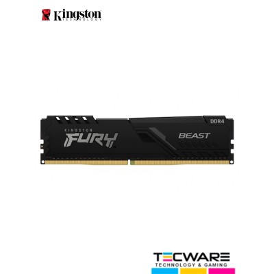 MEMORIA RAM KINGSTON FURY BEAST DDR4 16GB 3200MHZ KF432C16BB1/16/KF432C16BB/16