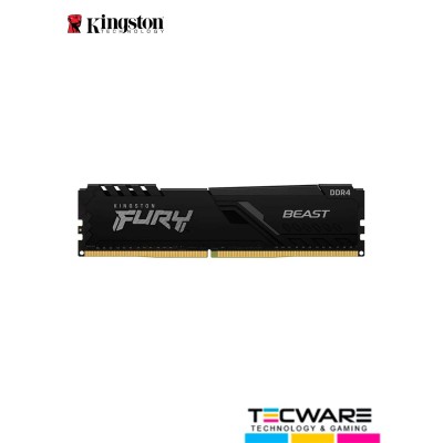 MEMORIA RAM KINGSTON FURY BEAST DDR4 8GB 3200MHZ KF432C16BB/8