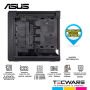 CASE ASUS ProArt PA602, V/TEMPLADO, BLACK