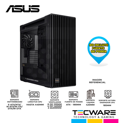 CASE ASUS ProArt PA602, V/TEMPLADO, BLACK