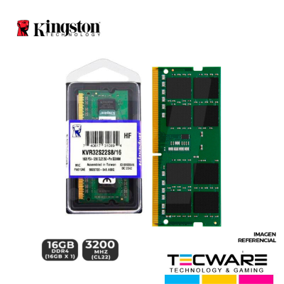 MEM. RAM KINGSTON VALUE SODIMM 16GB DDR4 3200 MHZ
