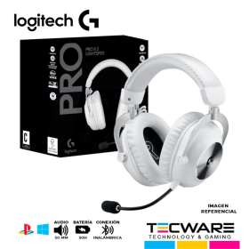 AURICULAR GAMING LOGITECH G PRO X 2 LIGHTSPEED, WHITE