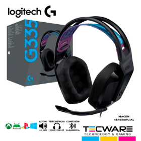 AURICULAR GAMING LOGITECH G335 BLACK