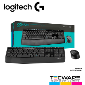 KIT TECLADO Y MOUSE LOGITECH INALAMBRICO MK345 BLACK