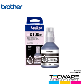 TINTA BROTHER BTD100BK BLACK P/ T230D/ T430DW/ T530DW/ T730DW/ T830DW/ T930DW