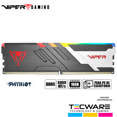MEM. RAM PATRIOT VIPER VENOM 16GB DDR5 6000 MHZ, CL30