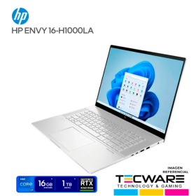 LAPTOP HP ENVY TACTIL | INTEL CORE I7-13700H 5.0GHZ | RAM 16GB DDR5 | 1TB SSD | PANTALLA 16.0’’ 2.8K OLED | GEFORCE RTX 4060