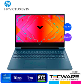 LAPTOP HP VICTUS | INTEL CORE I7-13700H 5.0GHZ | RAM 16GB DDR4 | SSD 1TB | PANTALLA 15.6" FHD IPS | NVIDIA GEFORCE RTX 4060 8GB