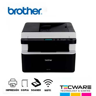 IMPRESORA MULTIFUNCIONAL LASER BROTHER B/N. DCP-1617NW WIFI