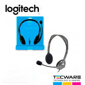 AUDIFONO MICROFONO LOGITECH H111 SILVER.