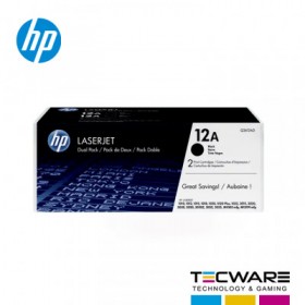 Toner hp 12ad q2612ad pack 2 laser jet 1012/1015 m1005 mfp1319f