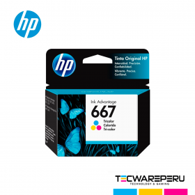 CARTUCHO DE TINTA HP 667 TRICOLOR (3YM78AL) 1275/2374/2375/2376/2775/2776